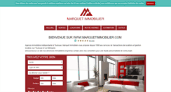 Desktop Screenshot of marquetimmobilier.com